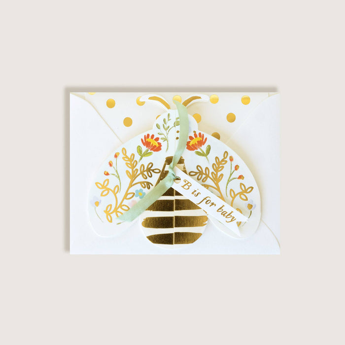 Bee is for Baby Greeting Card