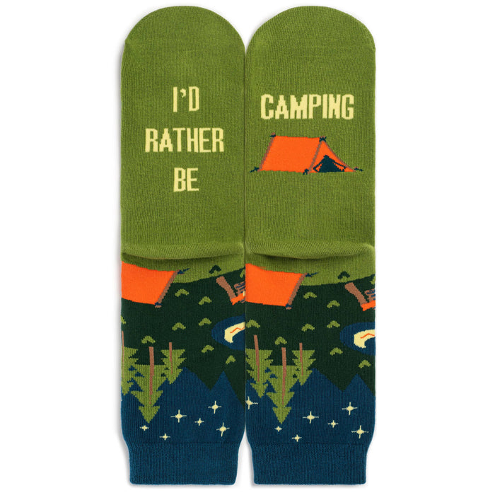 I'd Rather Be Camping Socks