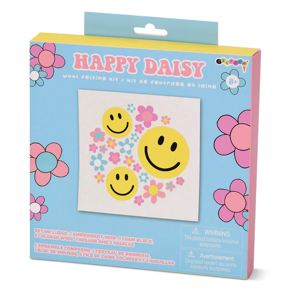 Happy Daisy Wool Felting Kit