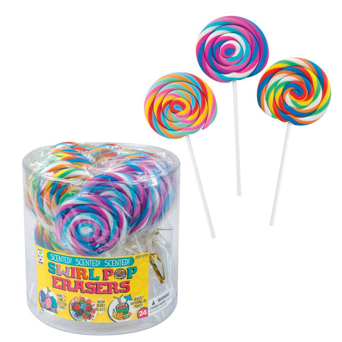 Scented Swirl Pop Eraser