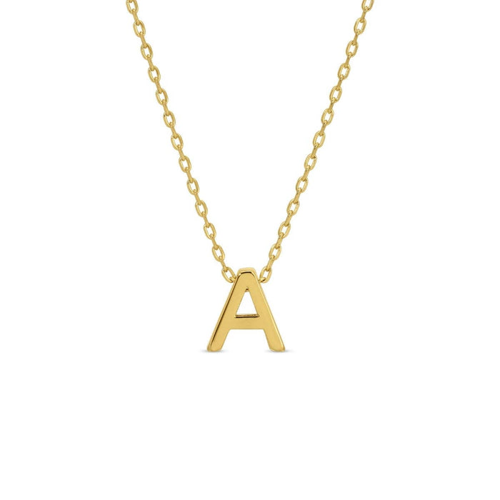 Small Initial Necklace