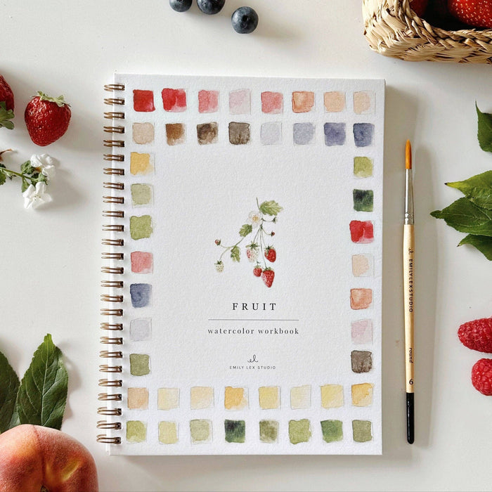 Fruit Watercolor Workbook