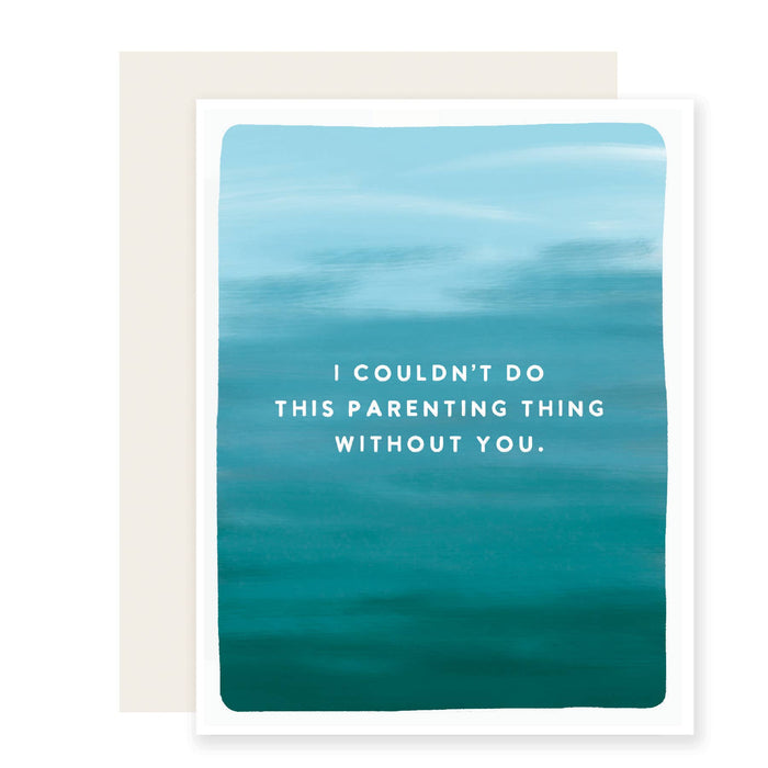 Couldn't Do Parenting | Father's Day Card | Mother's Day