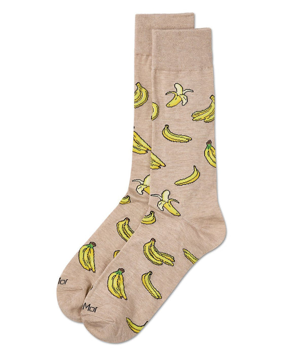 Bananas Men's Bamboo Crew