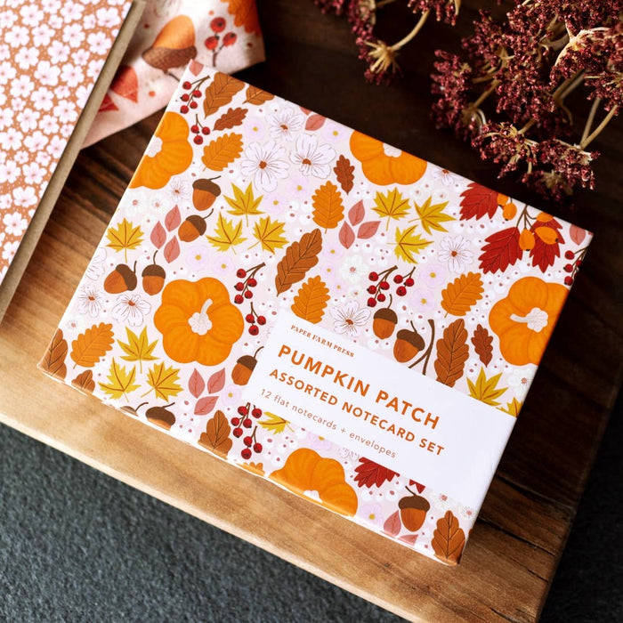Pumpkin Patch Assorted Notecard Set
