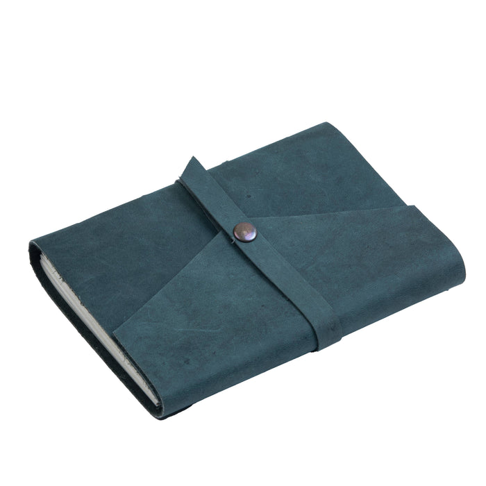 Teal Blue Leather journal