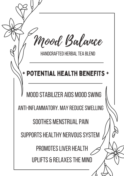 Mood Balance Handcrafted Herbal Tea Blend