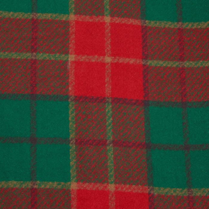 Kylie Windowpane Plaid Fringe Winter Scarf