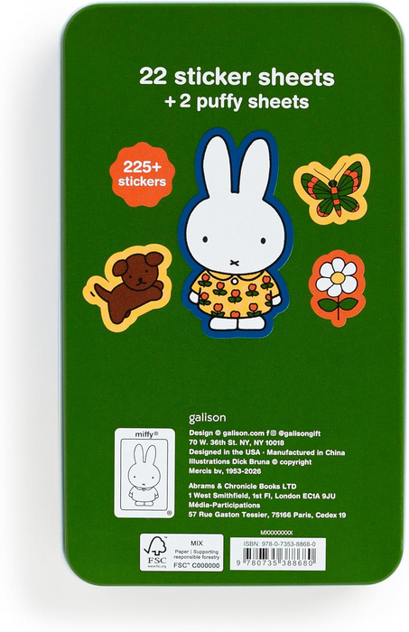 Miffy Sticker Tin