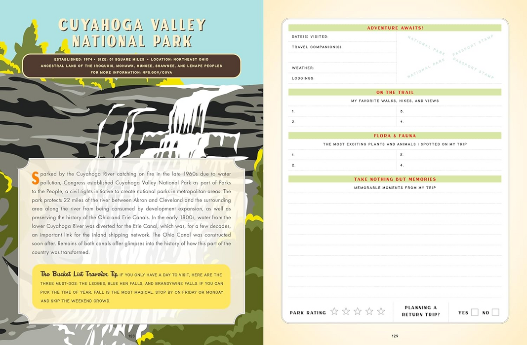 The National Parks Bucket List: The Ultimate Adventure Journal for all 63 Parks
