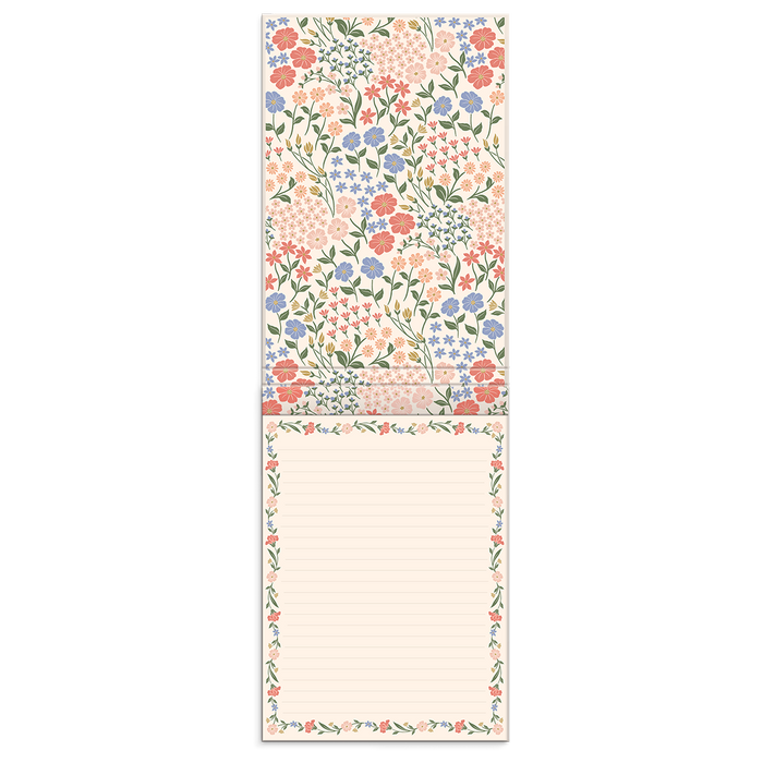 Wildflower Meadow Bee Flip Top Notepad