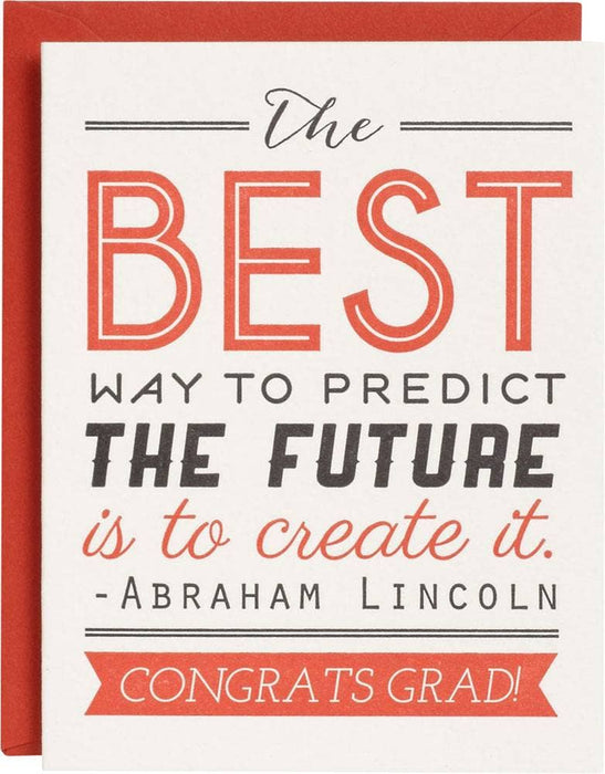 Predict Future Graduation Card