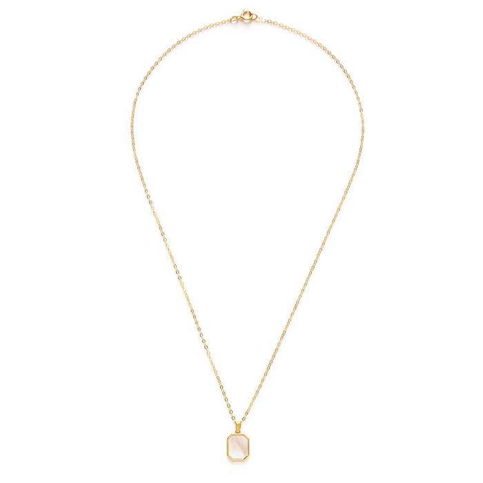 Mother of Pearl Pendant Necklace
