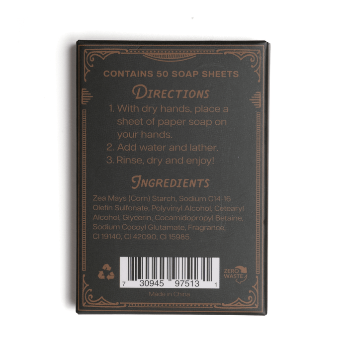 Paper Soap – Apple Cider Paper Soap, 50 sheets