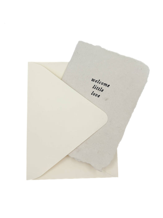 Welcome little love card