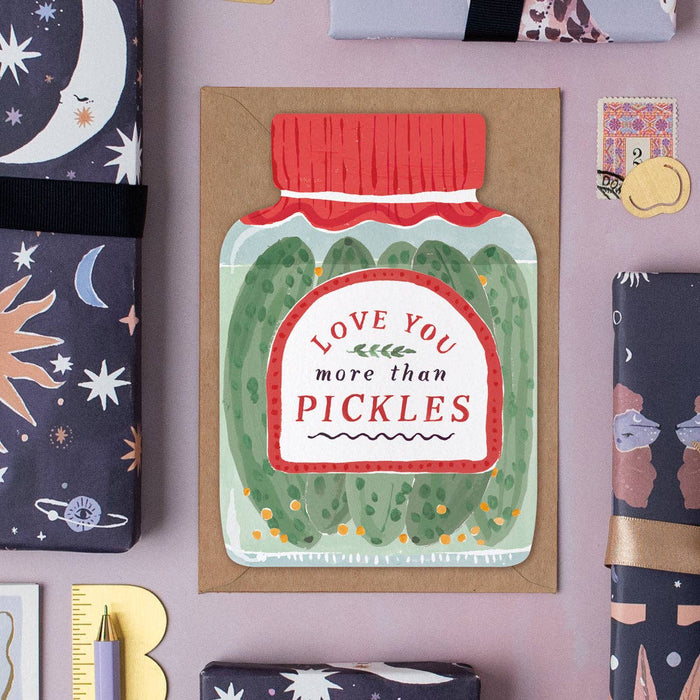 Love You More Than Pickles Card | Love & Valentines Cards
