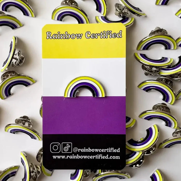 Non-Binary Pride LGBTQ+ Rainbow Pin