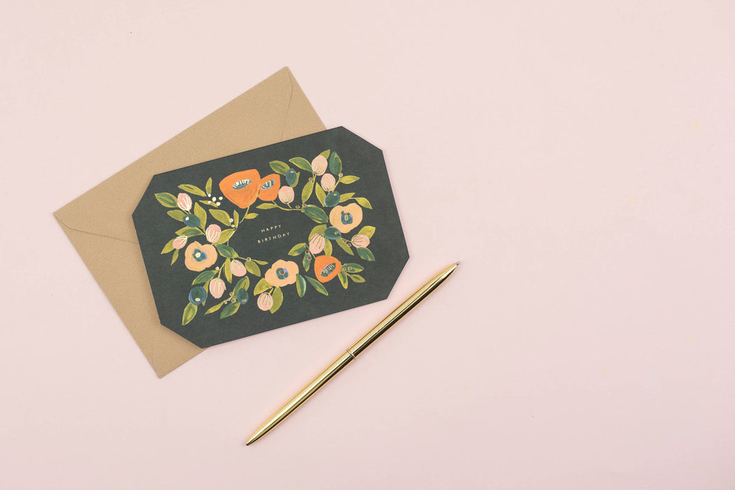 Happy Birthday Shaped Greeting Card