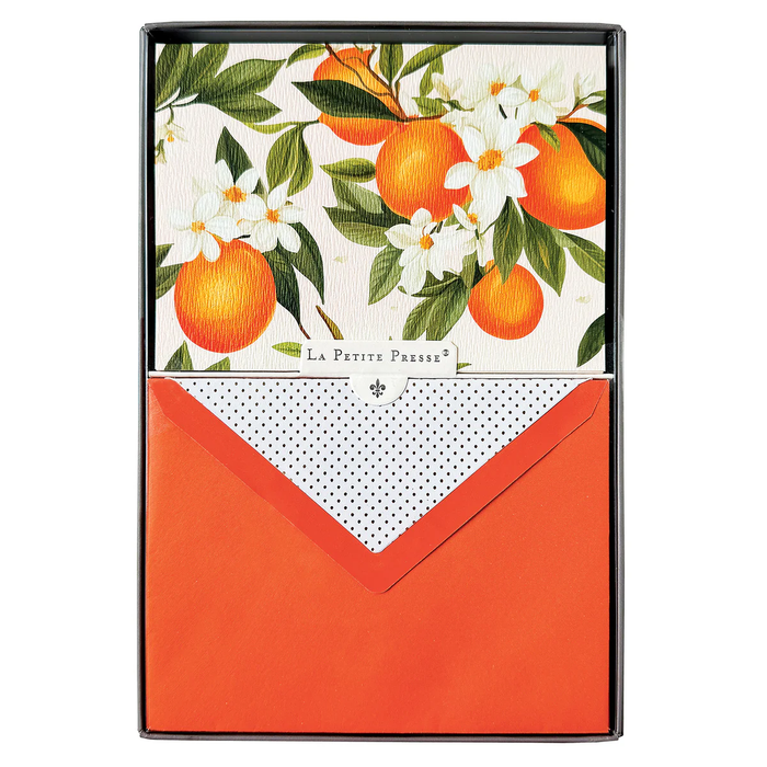 La Petite Presse Collection L'orange  Luxe Boxed Cards