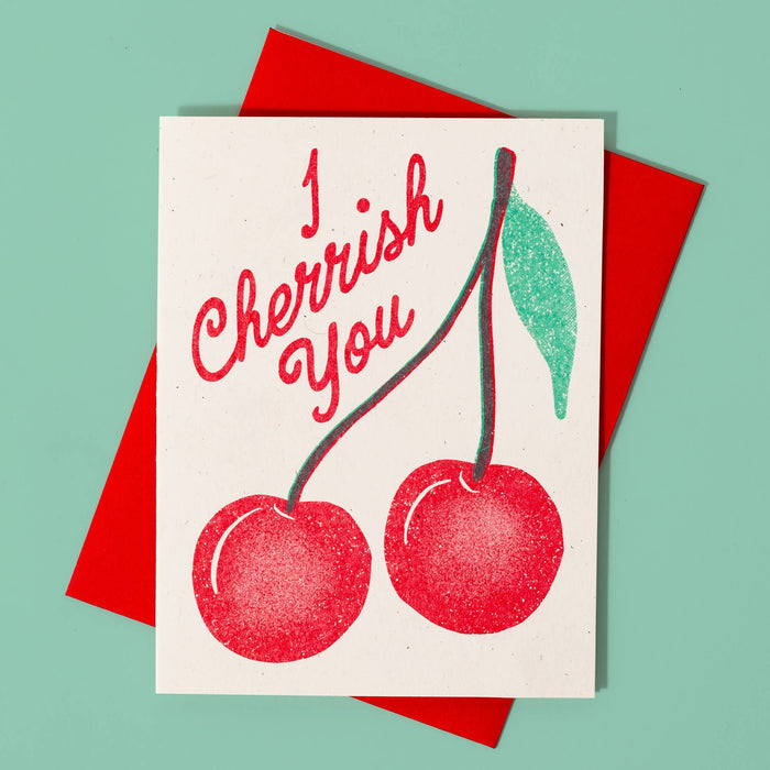I Cherrish You Card