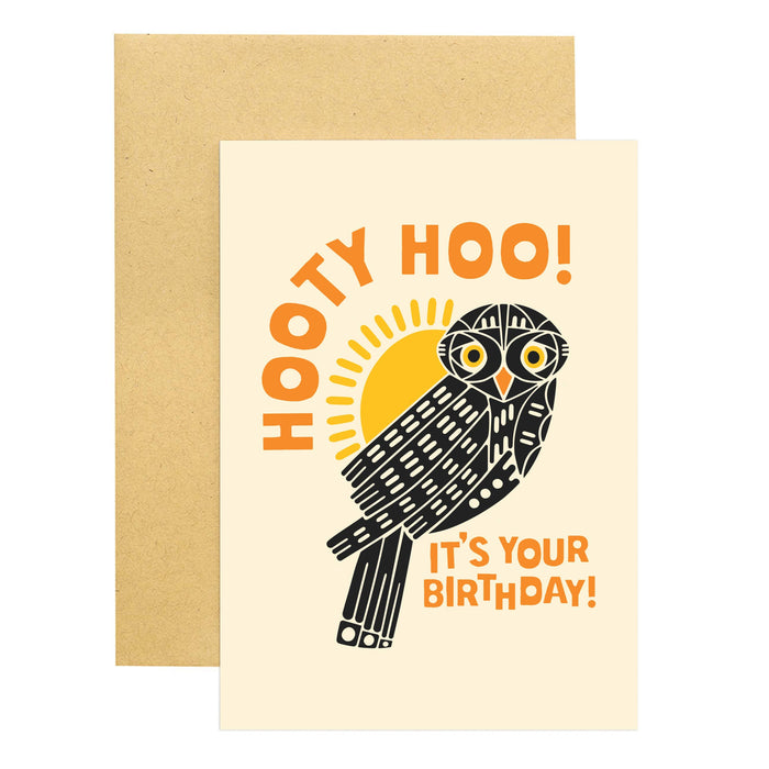 Hooty Hoo Birthday Card