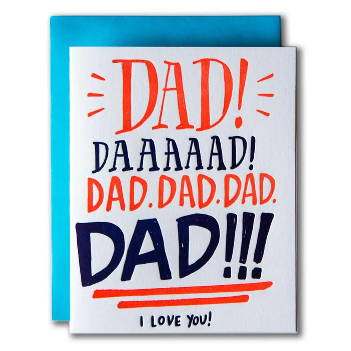 Dad Yelling - Happy Fathers Day Card