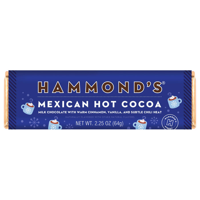 Candy Bar - Milk Chocolate - Mexican Hot Cocoa - 2.25 oz