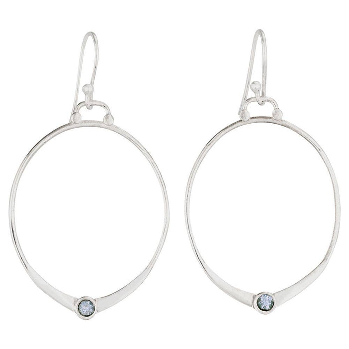 Shimmer and Shine Blue Topaz Sterling Silver Earrings