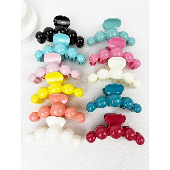 Round Ball Hair Claw Clip