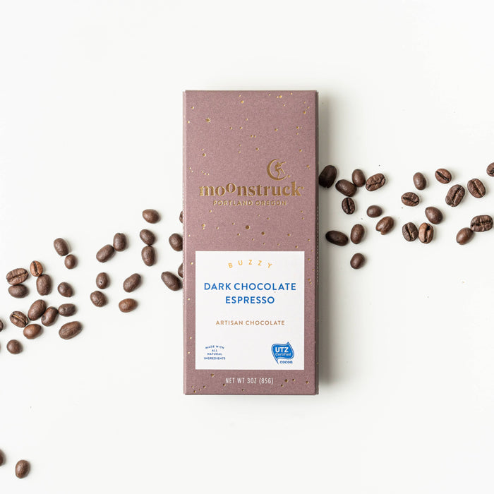Buzzy Dark Espresso Chocolate Bar