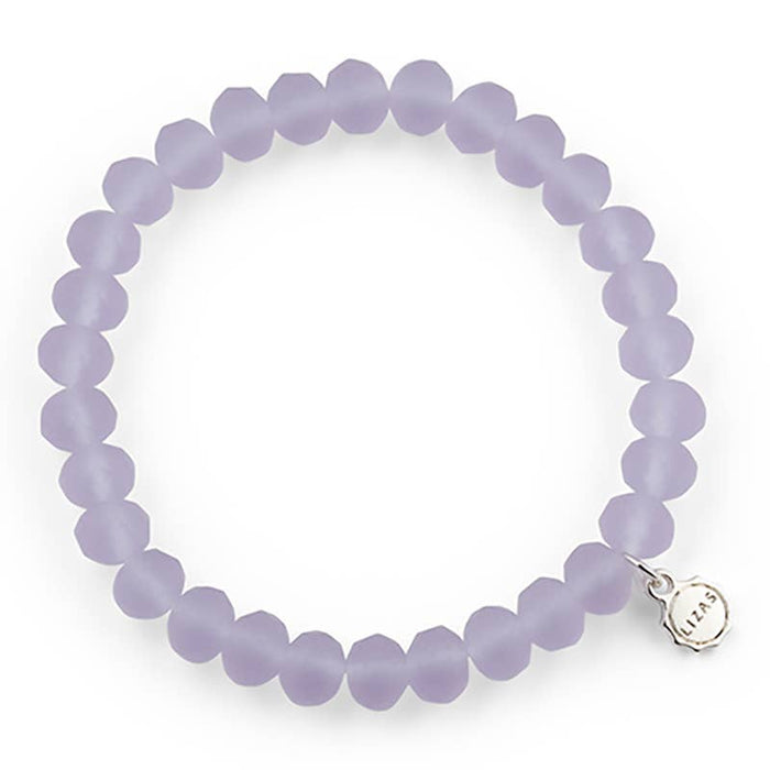 Clarksville 8mm Crystal Bracelet- Lilac