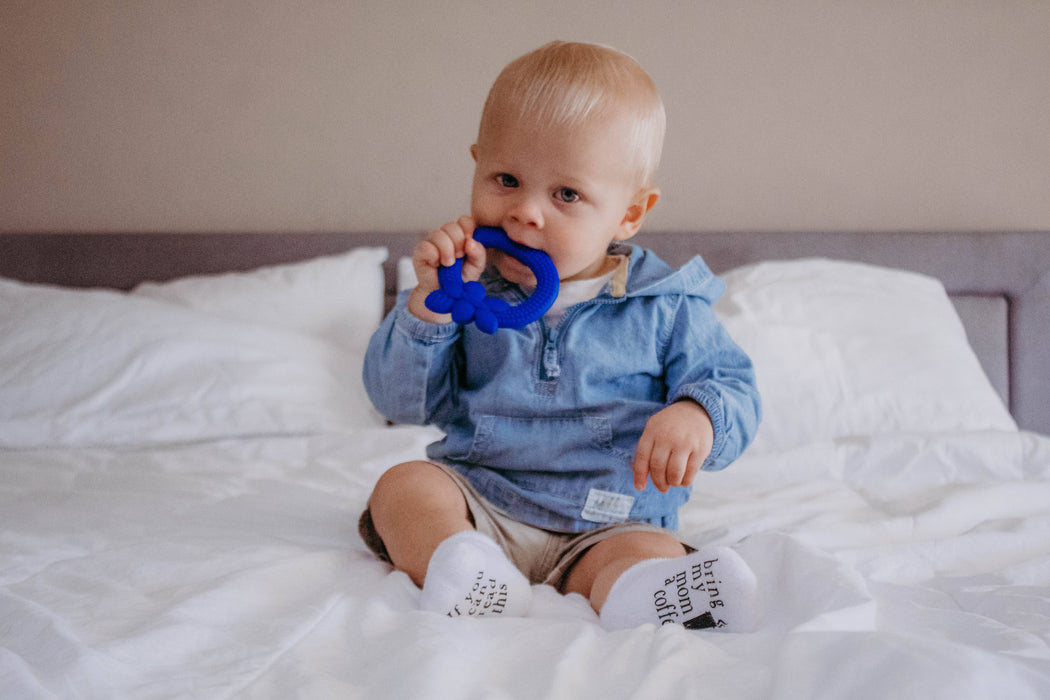 Bring My Mom a Coffee Baby Socks