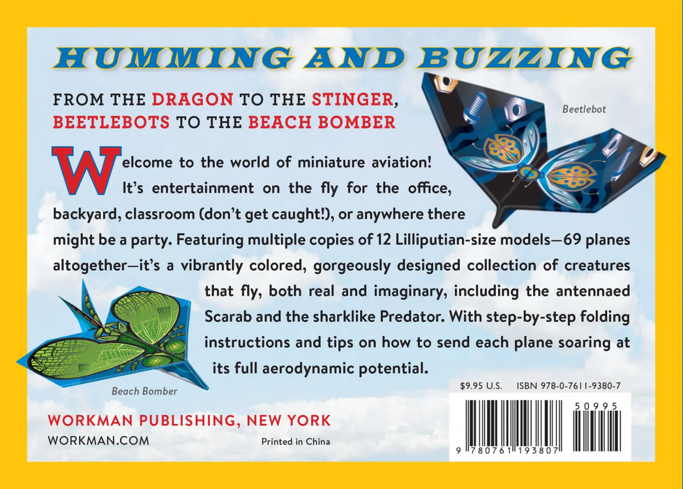 Flying Creatures Paper Airplane Book