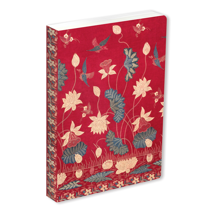 Journal Sarong Buketan with Lotuses