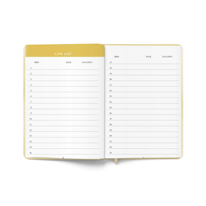 Birdwatcher's Field Journal
