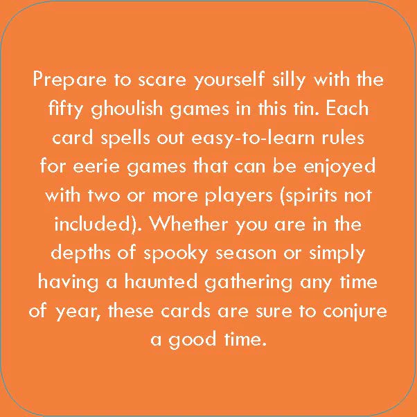 After Dinner Amusements: Ghoulish Games