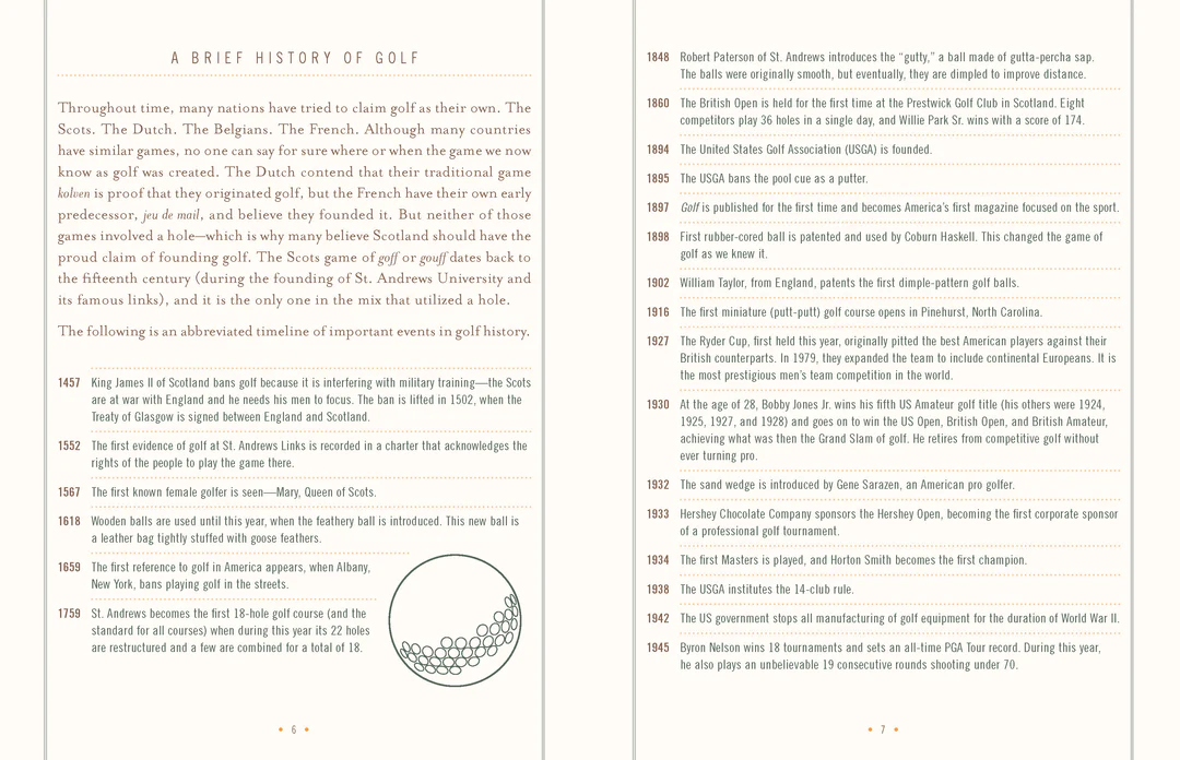 Ultimate Golf Journal