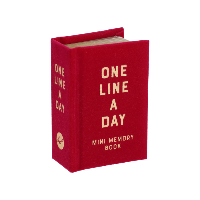 Rose Velvet Mini One Line a Day A One-Year Memory Book