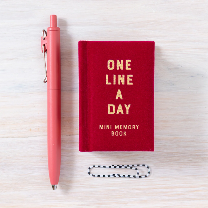 Rose Velvet Mini One Line a Day A One-Year Memory Book