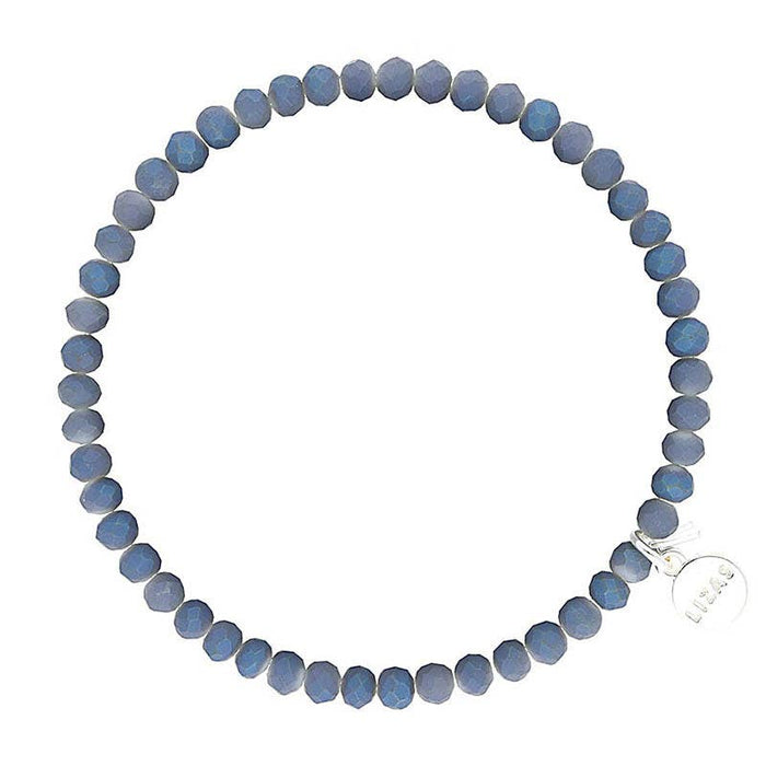 Knoxville 4mm Crystal Bracelet- Powder