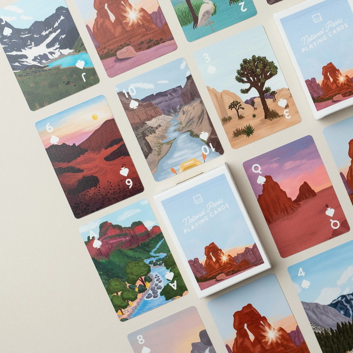 National Parks Art Playing Cards