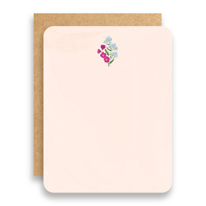 Vintage Blooms Floral Flat Note Set