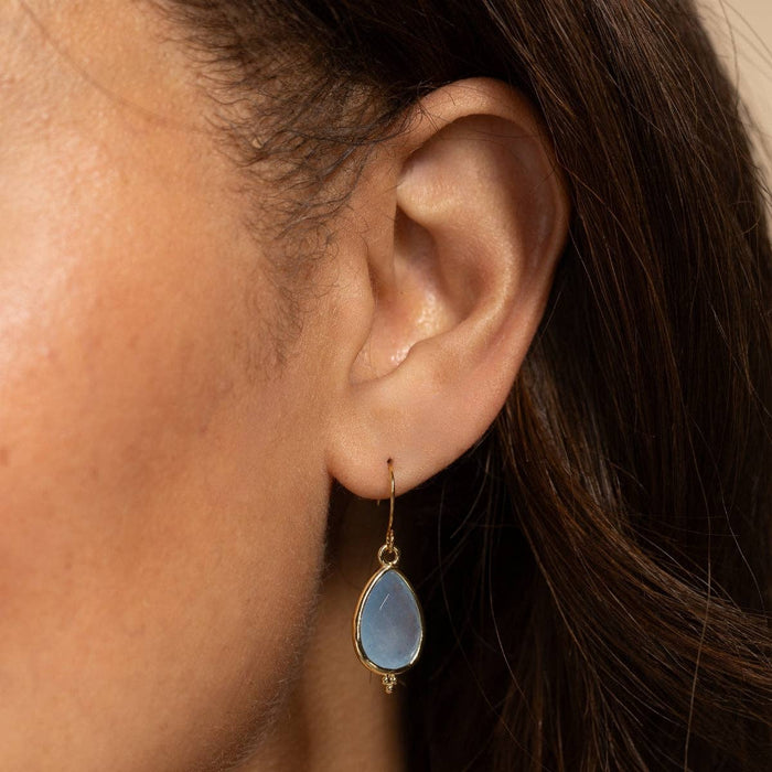 Teardrop Stone Earrings