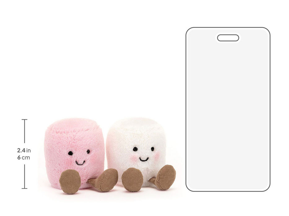 Jellycat Pink and White Marshmallows