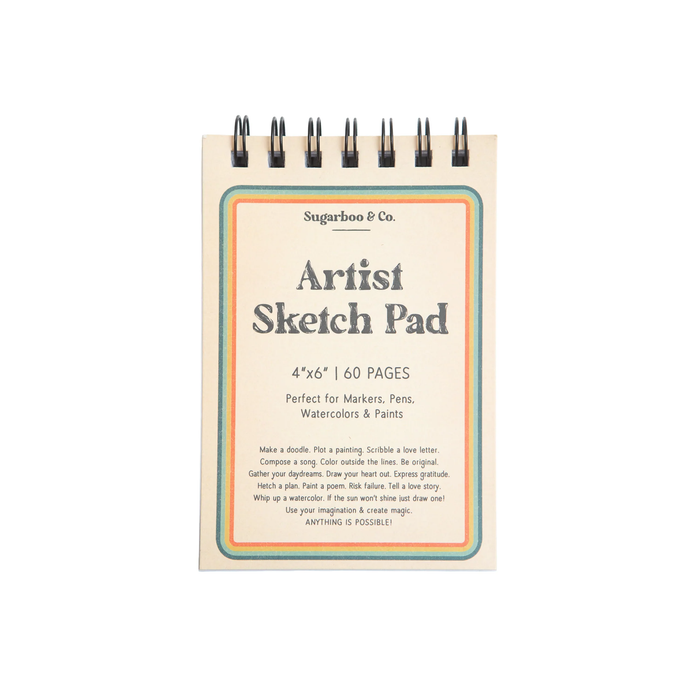 4"x6" spiral art sketch pad
