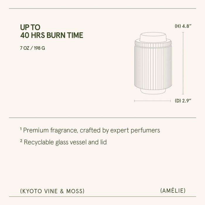 Amélie– Kyoto Vine & Moss Candle