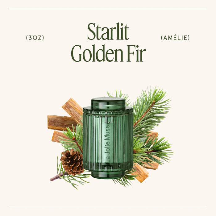 Starlit Golden Fir Candle