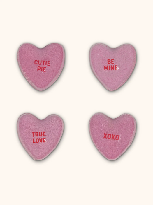 Sweet Candy Hearts Bath Bombs
