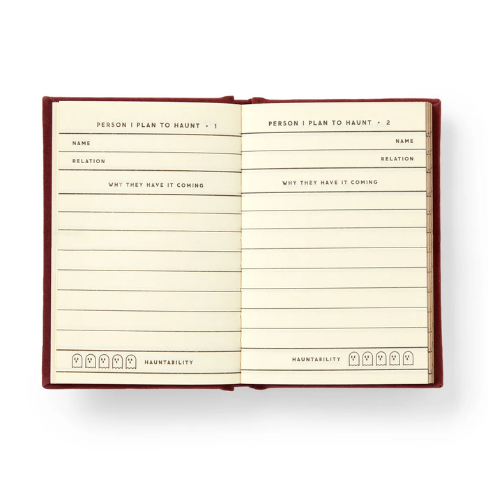 People I Plan To Haunt Tiny Diary