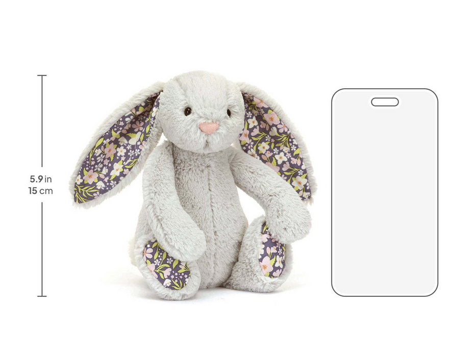 Jellycat Blossom Silver Bunny 'Bloom' Little